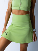 Zipper Collection Tennis Skirt Green Sportmonkey