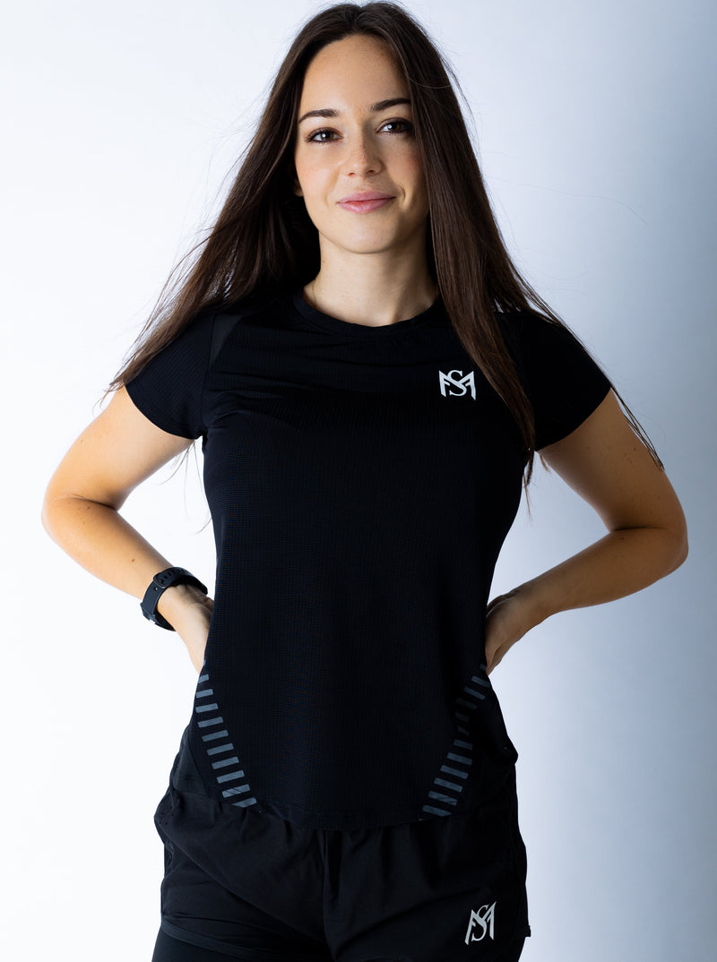 Dry-Fit Black Running T-Shirt Sportmonkey PRO