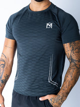 Dry-Fit Checkered Grey T-Shirt Sportmonkey PRO