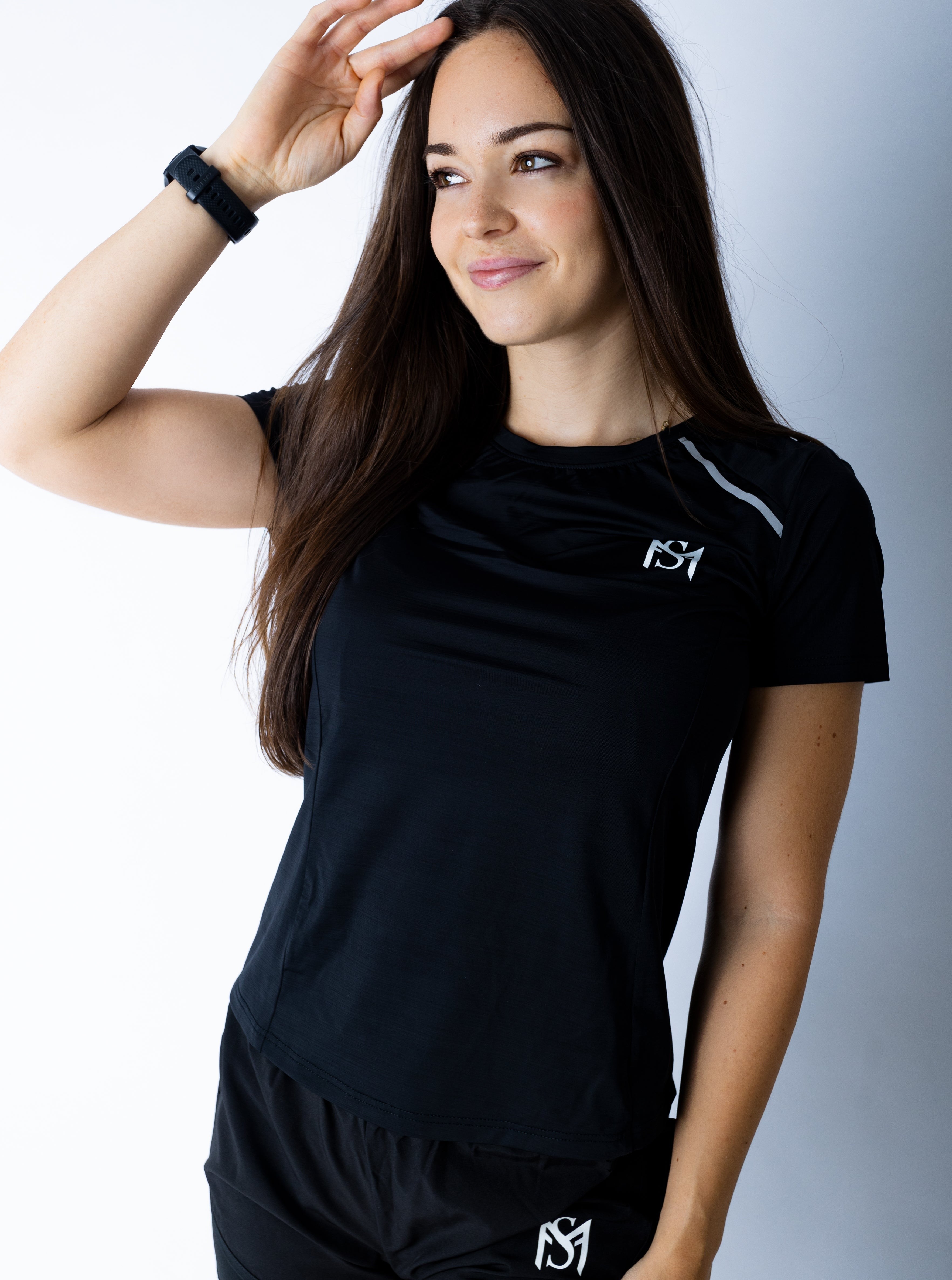 Dry-Fit Running Black T-Shirt Sportmonkey PRO