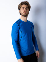 Dry-Fit Blue Long Sleeve Sportmonkey PRO