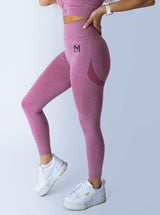 Push Up Collection Dark Pink Legging Sportmonkey